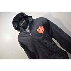 Colosseum Clemson Tigers Hoodie Full Zip Athletic Sweater‎ Mens Sz Large
